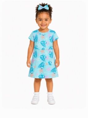 Disney The Little Mermaid Toddler Girls Skater Dress